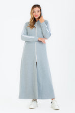 Load image into Gallery viewer, Basic plain navy open abaya