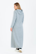 Load image into Gallery viewer, Basic plain navy open abaya
