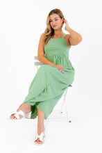 Load image into Gallery viewer, Black pure cotton jumsuit dress