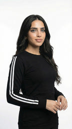 بدلة رياضى قطن بيزك اسود