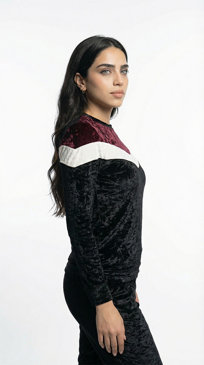 VV velvet black pajamas