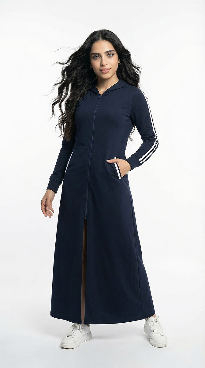 عباية سادة بيزك مفتوح كحلى