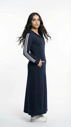 عباية سادة بيزك مفتوح كحلى