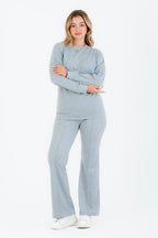 بدلة رياضية ميلتون سادة رمادي فاتح