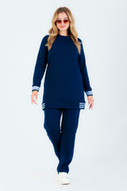 بدلة رياضية شرايط ميلتون كحلي