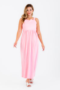 Robe salopette noire en pur coton