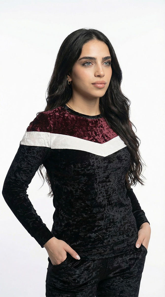 VV velvet black pajamas