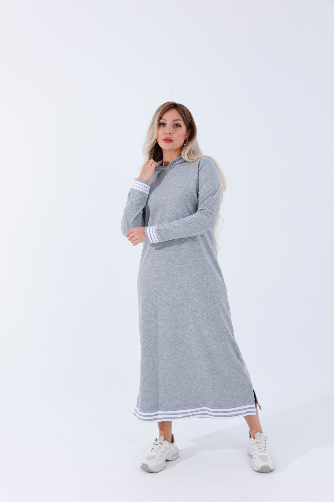 تونيك شرايط ميلتون رمادي