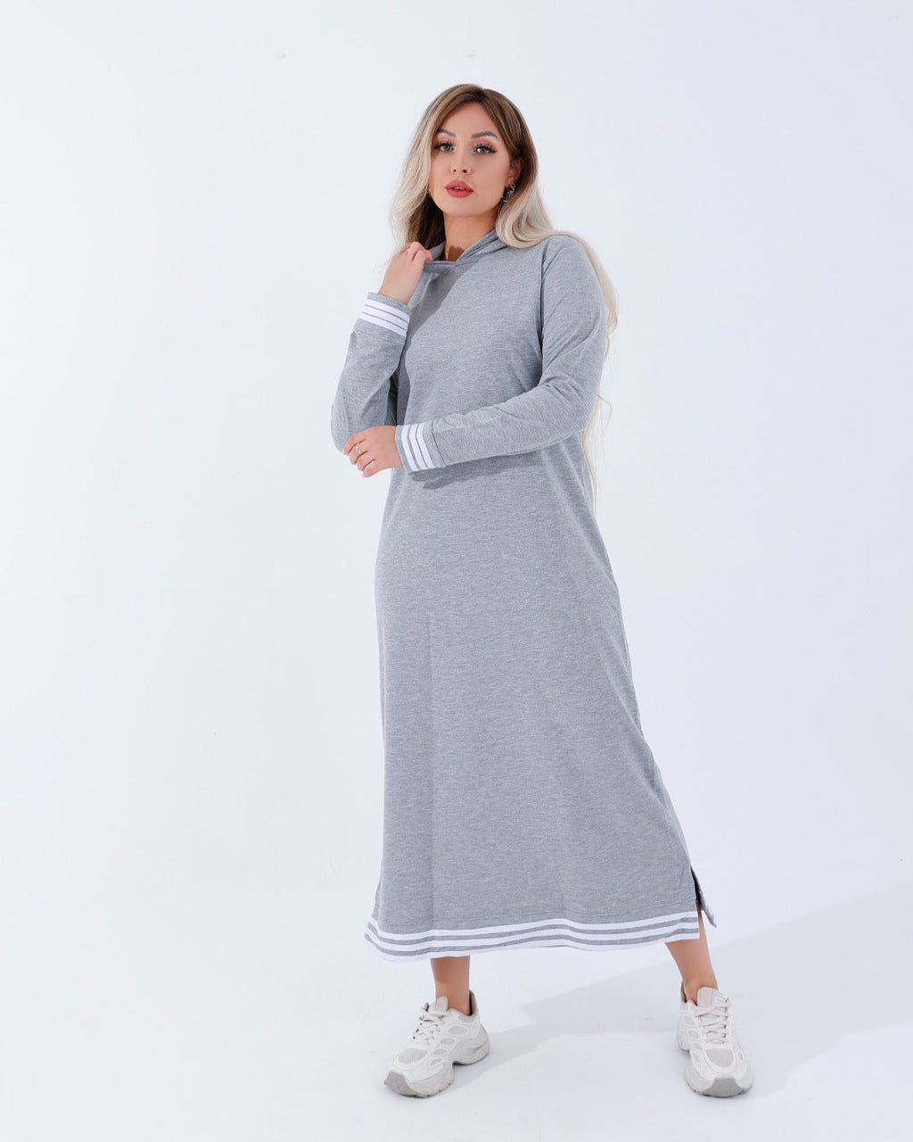 تونيك شرايط ميلتون رمادي