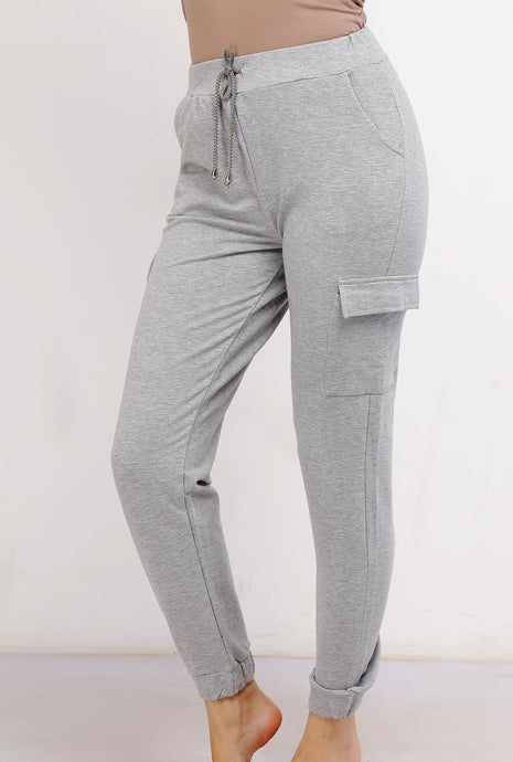 Pantalon baggy challis en coton importé