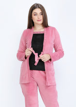 Load image into Gallery viewer, Cashmere Heidi pyjamas 3-pieces set with double-sided lining