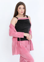 Cashmere Heidi pyjamas 3-pieces set with double-sided lining