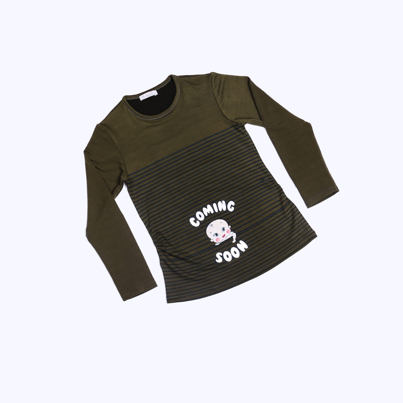 Tshirt grossesse - modèle 3008 - olive