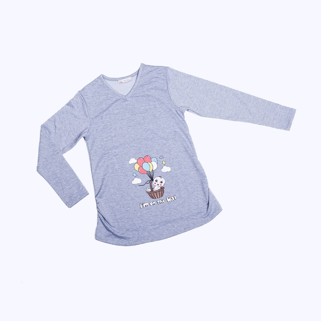 Tshirt grossesse - modèle 3009 - argent