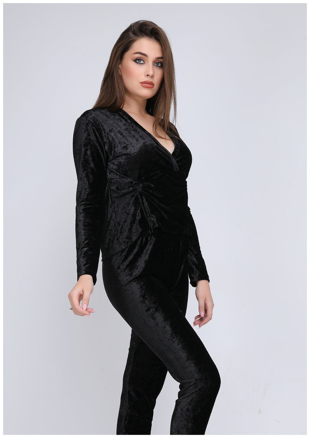 Pyjama heidi en tissu beurre noir