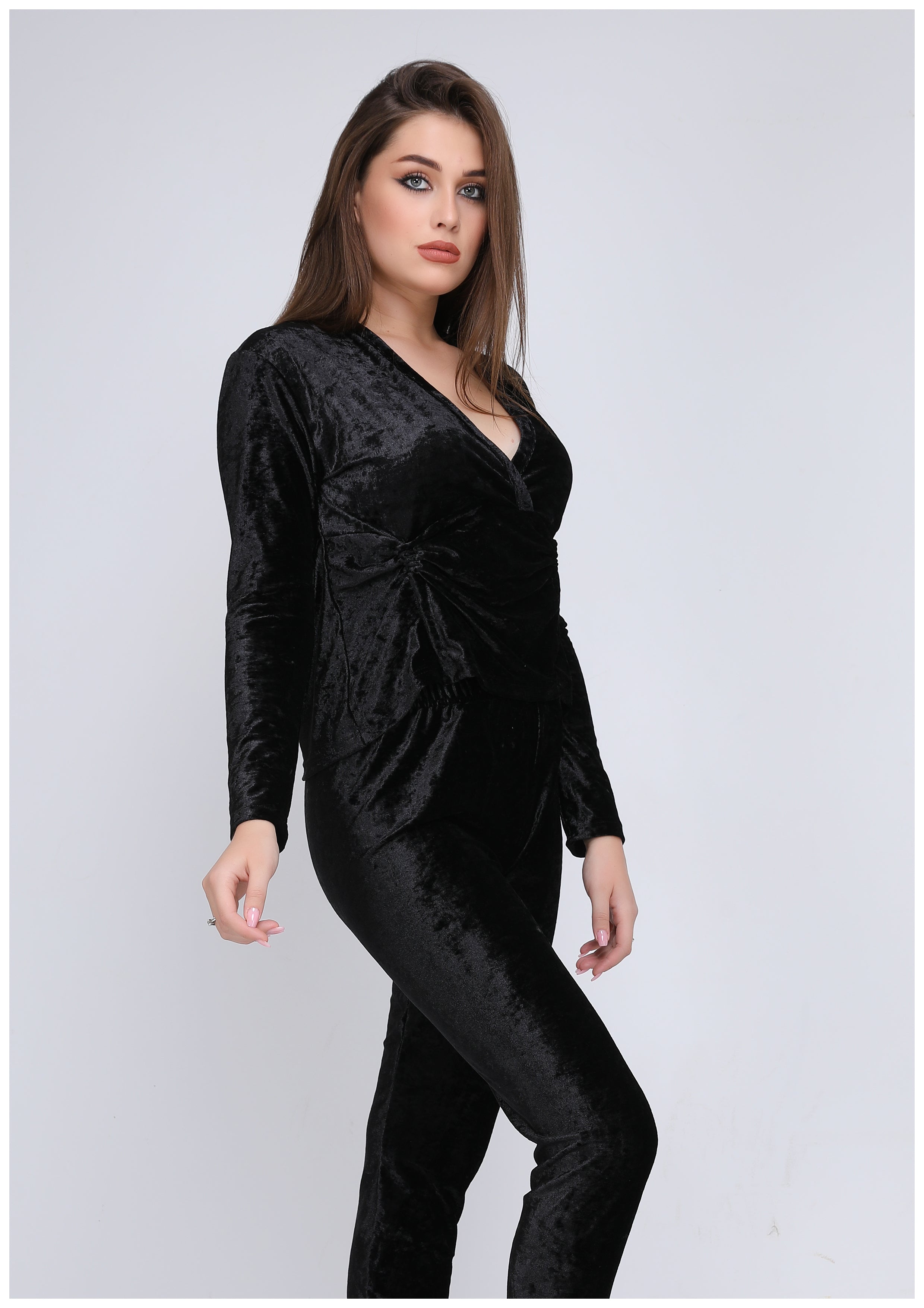 Pyjama heidi en tissu beurre noir