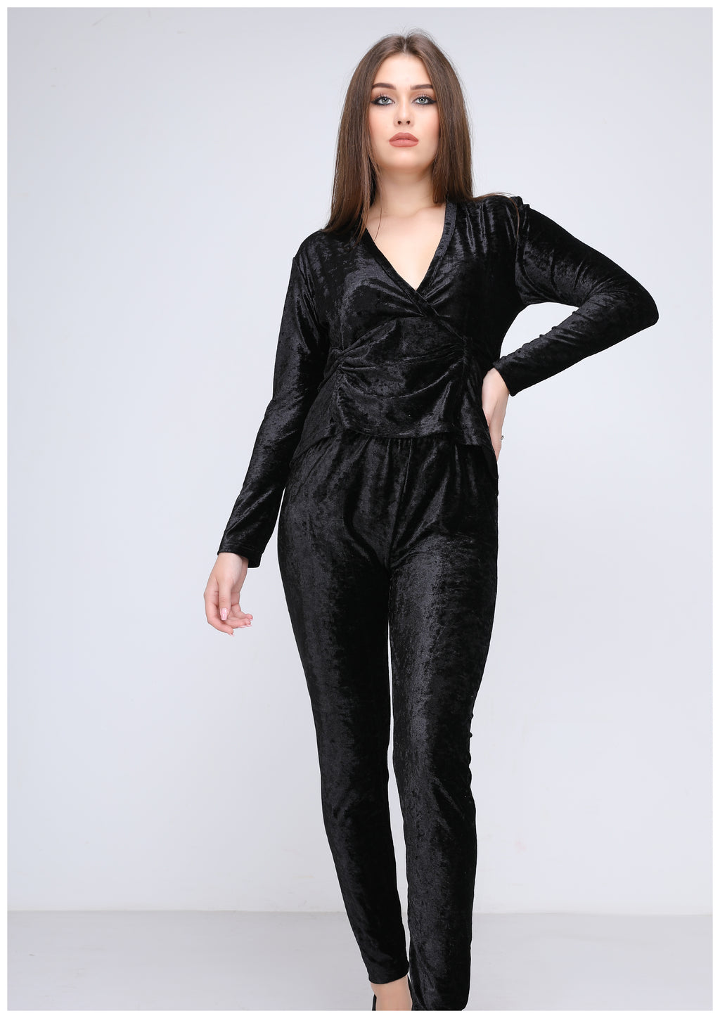 Pyjama heidi en tissu beurre noir