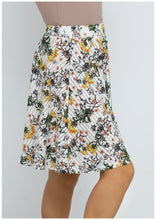 Load image into Gallery viewer, White skirt with yellow rose