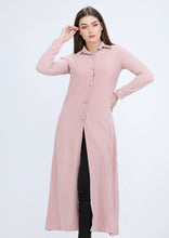 Load image into Gallery viewer, Liverpool pink striped button-up dress