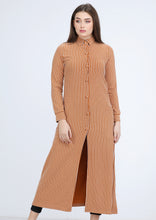 Load image into Gallery viewer, Liverpool havane striped button-up dress