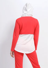 Load image into Gallery viewer, Watermelon milton lycra pajamas with zipper and hood
