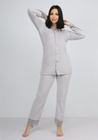Challis Heidi pajamas with lace and lining on both sides
