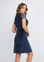 Short navy blue heidi dress