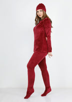 بيجاما دفاية أربع قطع هايدي مبطن من الوشين نبيتي