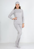 Chalisse warm Heidi pajamas 4-pieces set  with double-sided lining