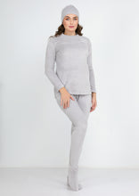 Load image into Gallery viewer, Chalisse warm Heidi pajamas 4-pieces set  with double-sided lining