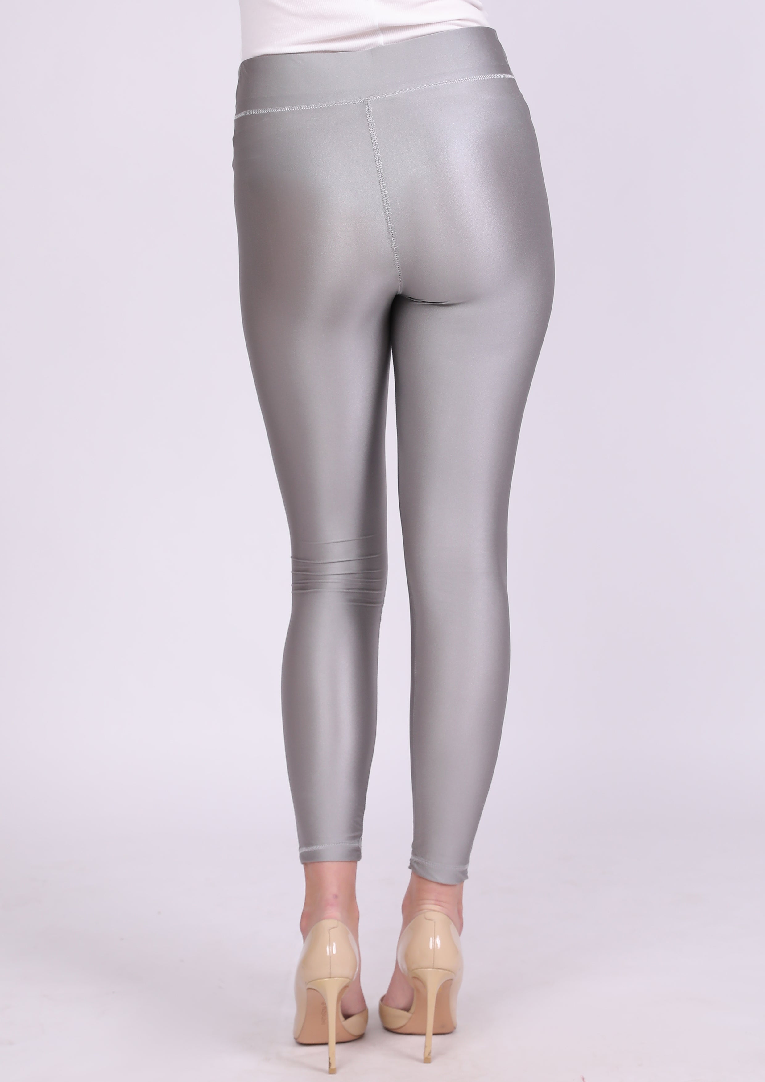 بنطلون زبدة ليكرا مستورد فضي