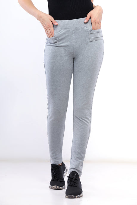 Pantalon à la mode gris