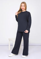 بدلة رياضية ميلتون سادة كحلي