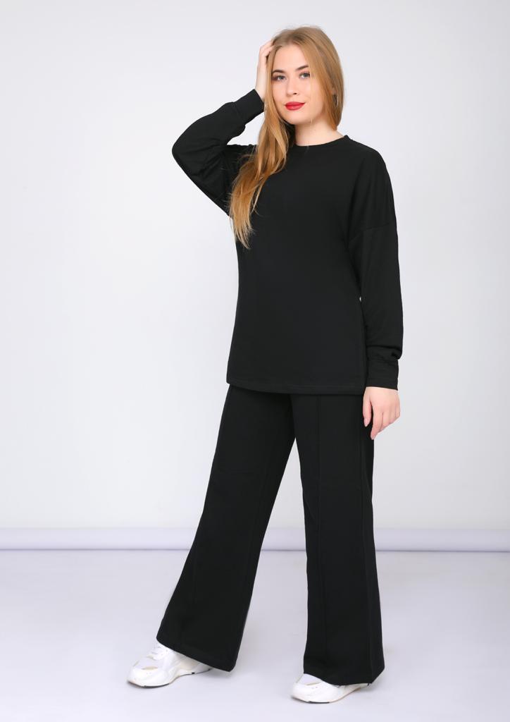 بدلة رياضية ميلتون سادة أسود