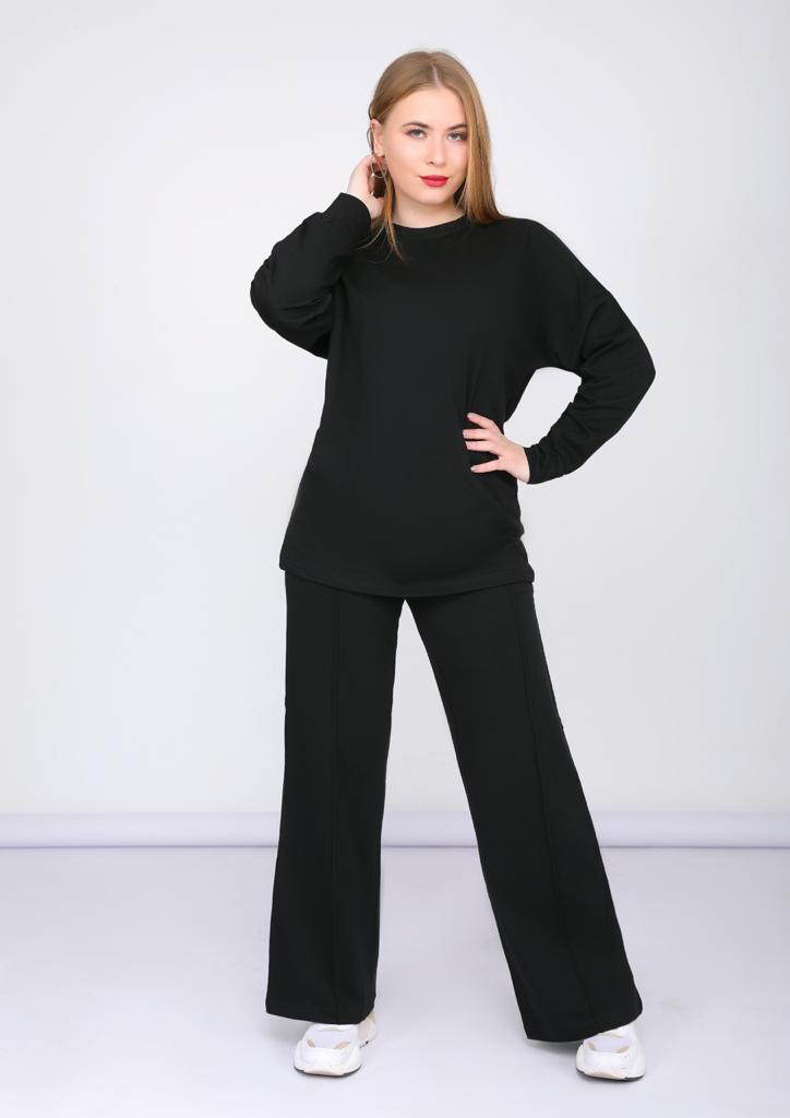 بدلة رياضية ميلتون سادة أسود