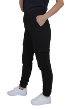 بنطلون باجى قطن اسود - pumpkinU