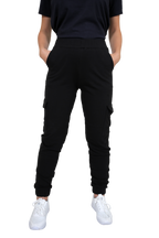 بنطلون باجى قطن اسود - pumpkinU